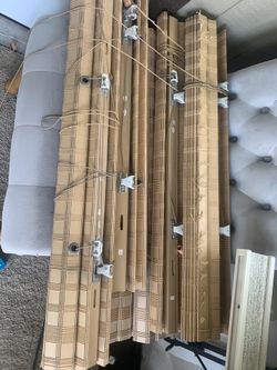 5 Persianas De Bamboo 