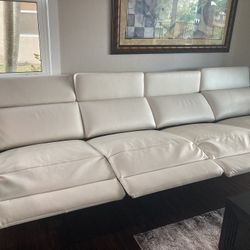 COCONUT WHITE LEATHER SET