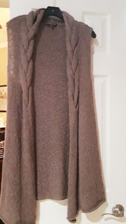 Adrienne Vittadini Long Fall/ Winter Vest Size Medium