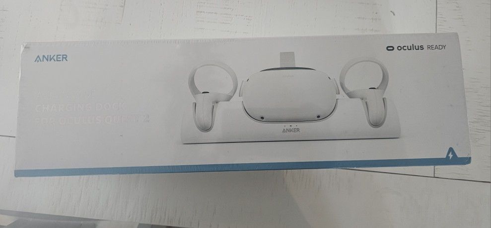 New Sealed Anker Charging Dock for Oculus Quest 2 – All-in-One