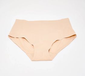 Anybody Intimates Smoothing High Waist Hipster w/ Gel Support Sand, Size Large