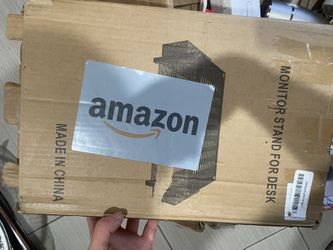 omputer Monitor Stands with Drawers, Metal Mesh Desktop Monitor Riser, Desk Storage Organizer with Drawers for PC, Laptop, Printer (Black)