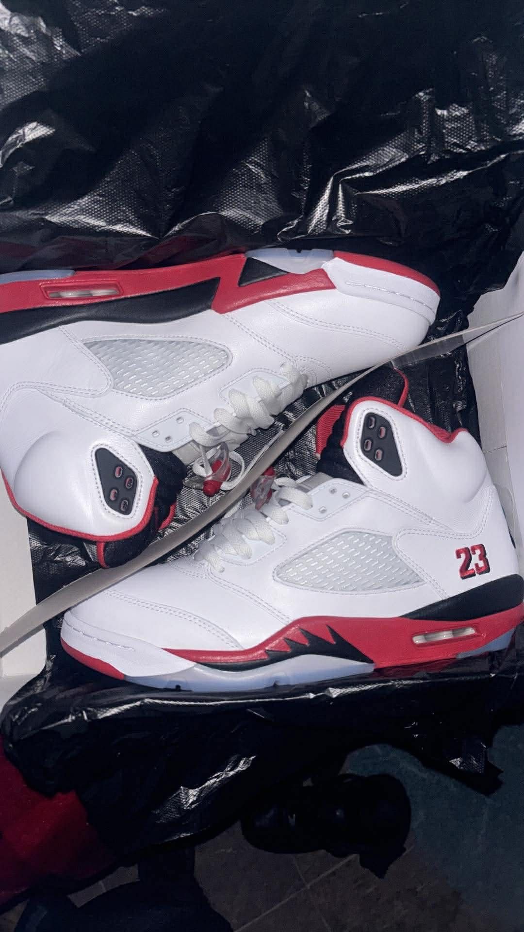 jordan 5 fire red size 11