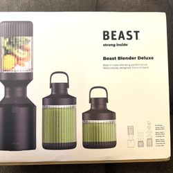 Beast Deluxe Blender Set.  New In Sealed Box 