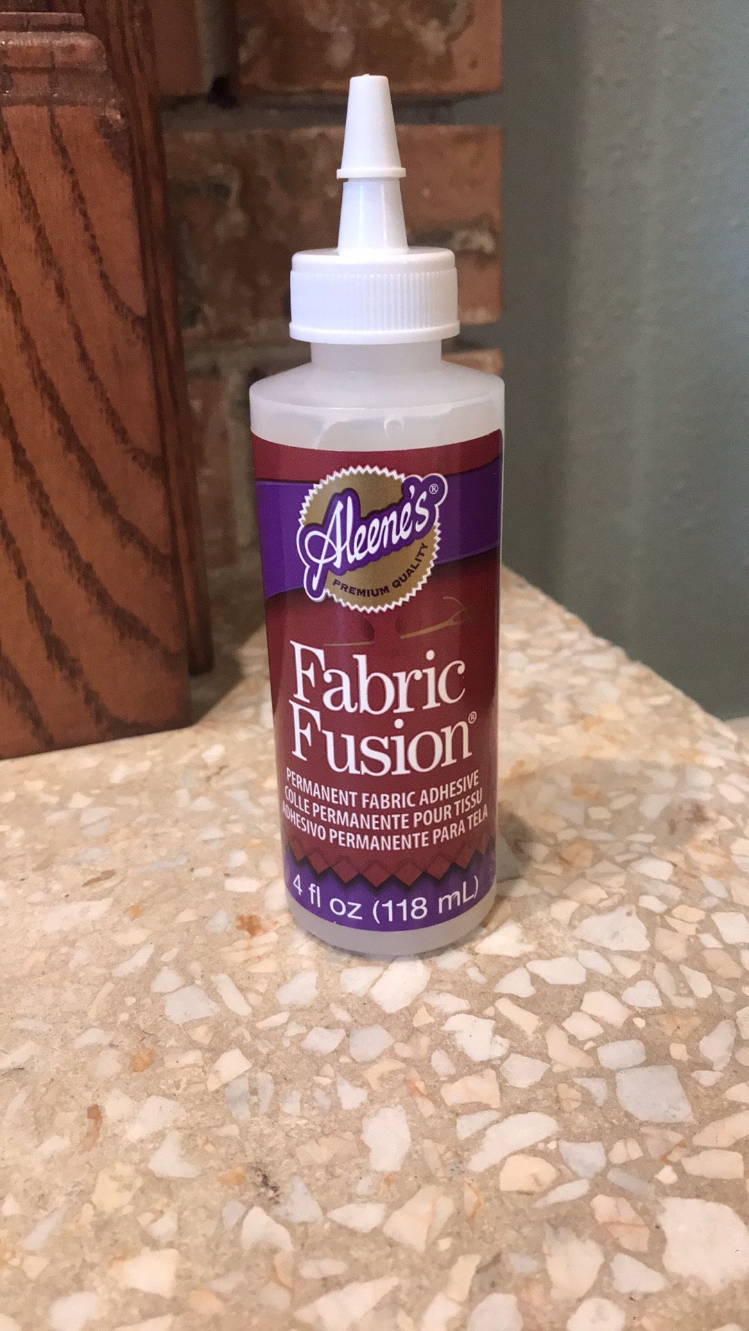 Permanent fabric adhesive
