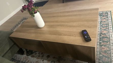 Living Room Wooden Table with storage