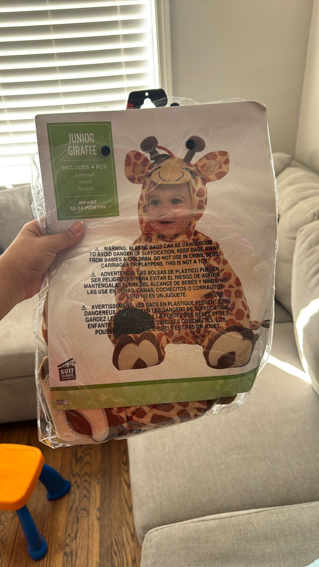 Giraffe Costume 12-24 Months