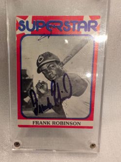 Frank Robinson Superstar Auto Card