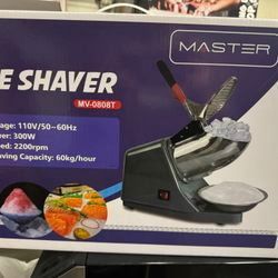 Master ice shaver machine
