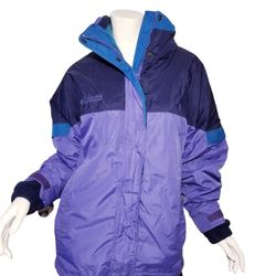 VINTAGE COLUMBIA 2 IN 1 FLEECE SKI SNOW MULTICOLOR WOMEN JACKET SIZE LARGE
* PRICE IS FIRM*