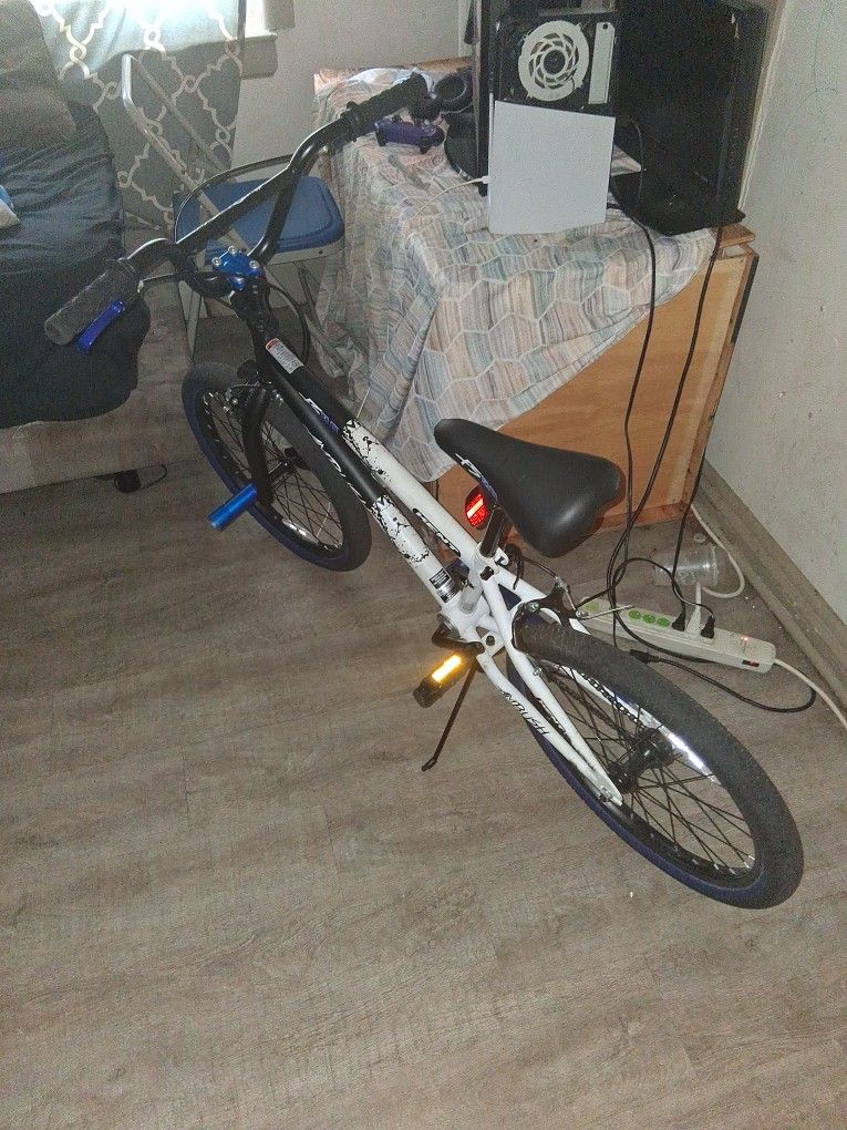 White And Black Bike