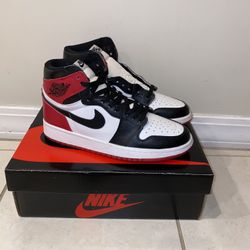 Black Toe 1s Sz 8