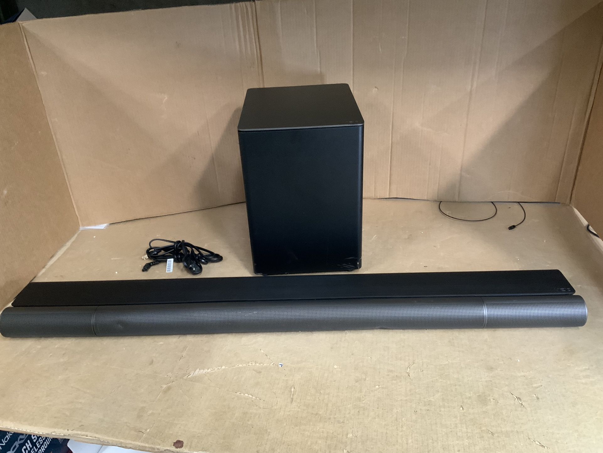Vizio 5 1 4 channel elevate soundbar with wireless subwoofer and