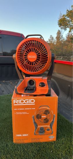 NEW RIDGID 18V Hybrid Jobsite Fan – $60