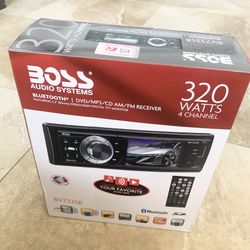 New In Box! 1-Din DVD, Bluetooth, DVD, SD Car Radio