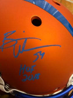 Chicago Bears Schutt Signed Brian Urlacher Helmet