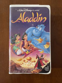 Aladdin Disney Black Diamond VHS Tape