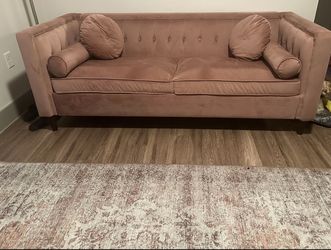 Blush Pink Sofa