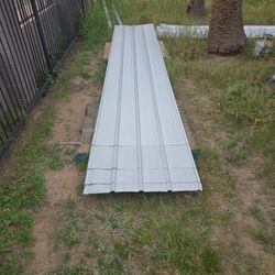 28 Guage 16' White Rib Panel