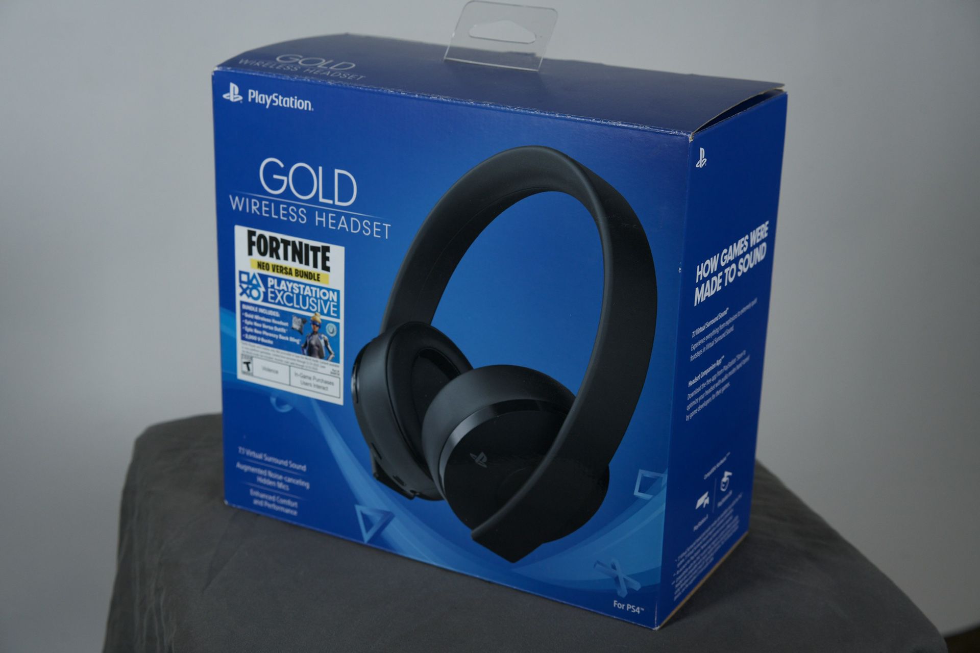 PS4 Gold Headset