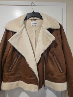 VIGOSS FAUX LEATHER JACKET SIZE  XL