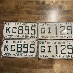 NH License Plates