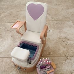 Our Generation Nail Chair and Accessories 