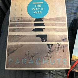 Signed Parachute Poster