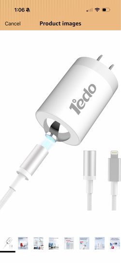 Magnetic iPhone charger