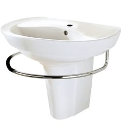 Ravenna Semi-Pedestal Sink Leg, White 