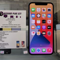 Black iPhone 12 256gb AT&T Cricket Net10 Straight Talk