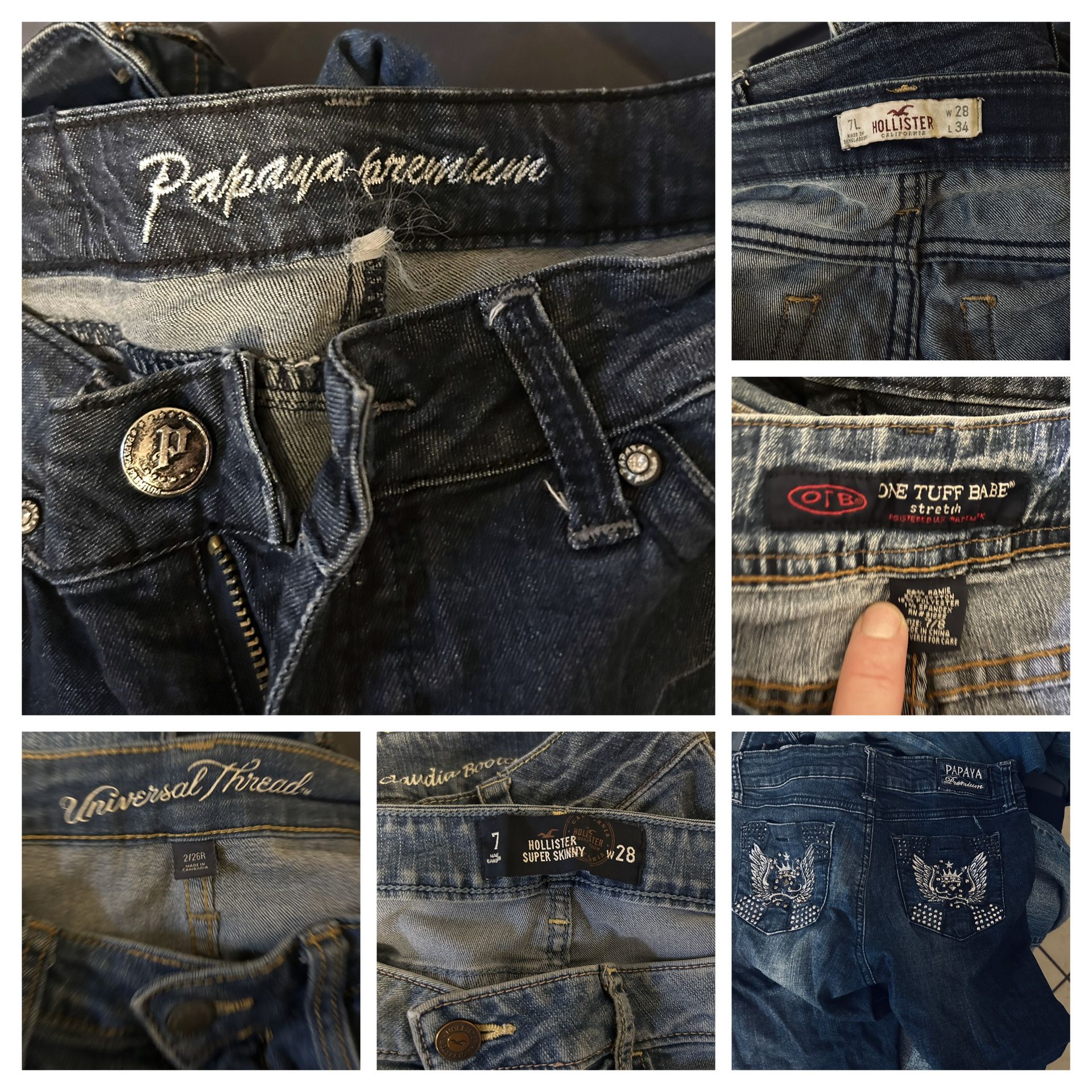 Woman’s Cloths. Jeans-dress -skiwear