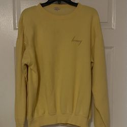 Yellow Sweatshirt Size Medium