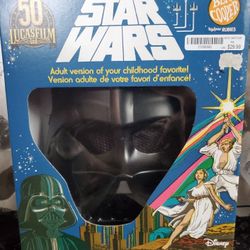 50th Anniversary Star Wars DARTH VADER Ben Cooper Halloween Mask Costume Adult
Brand New in box.