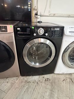 LG Tromm Front Load Washer Black
