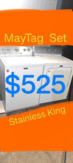 $525 MayTag Washer Dryer / Stackable Water Heater Boiler 