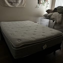 full mattress/box spring/bed frame