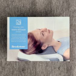 NIB Brookstone Thera Spa Shiatsu Massager with Remote (vintage model!)