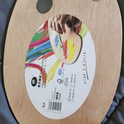 Wooden Paint Palette Artist Painting