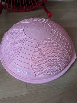 Pink bosu pro balance trainer