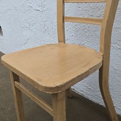 Metal Chairs (Painted To Look like Wood)