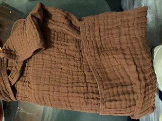 Brown Muslin Cotton Throw Blanket