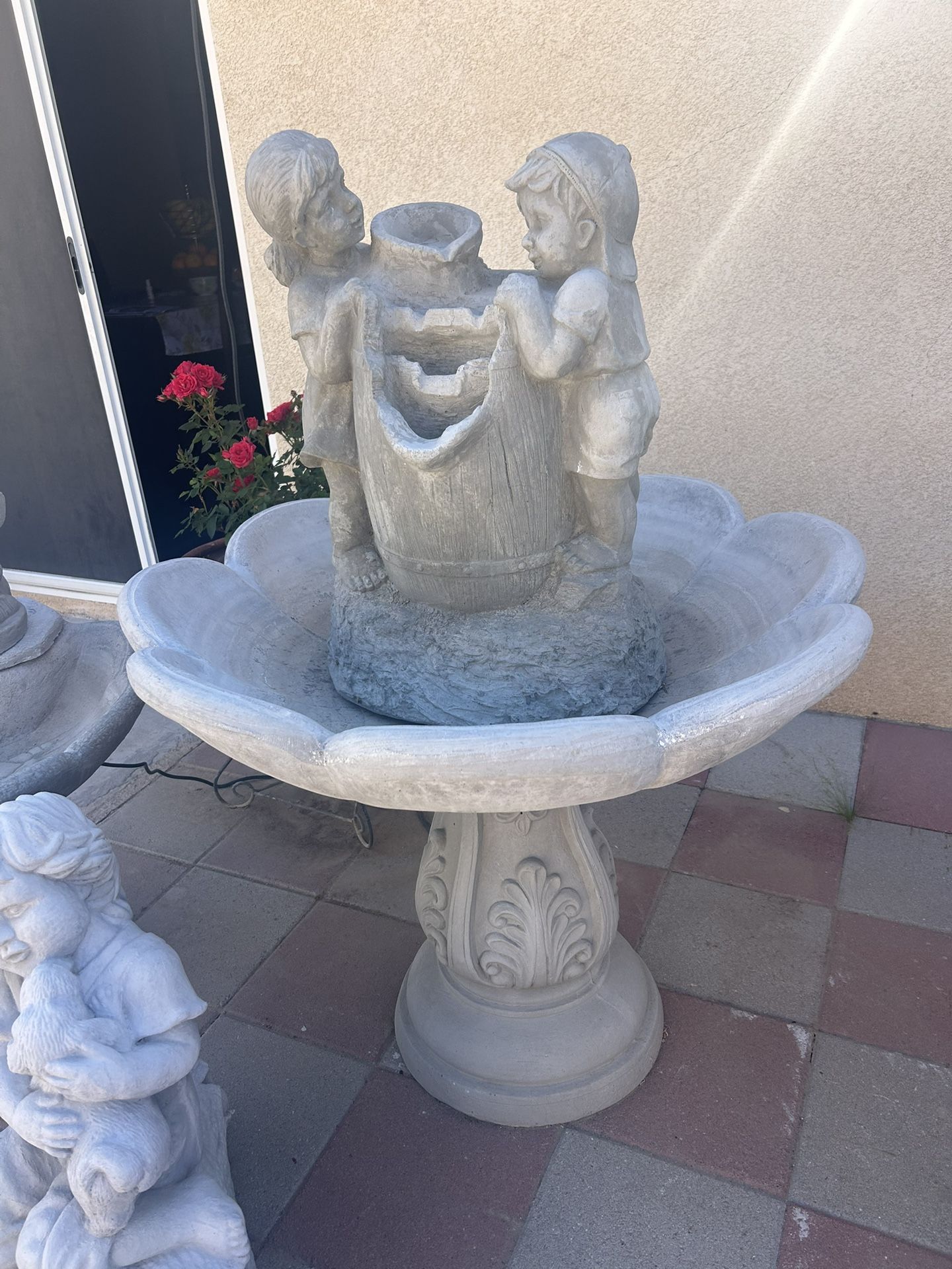 New Fountain Made Out Of Cement