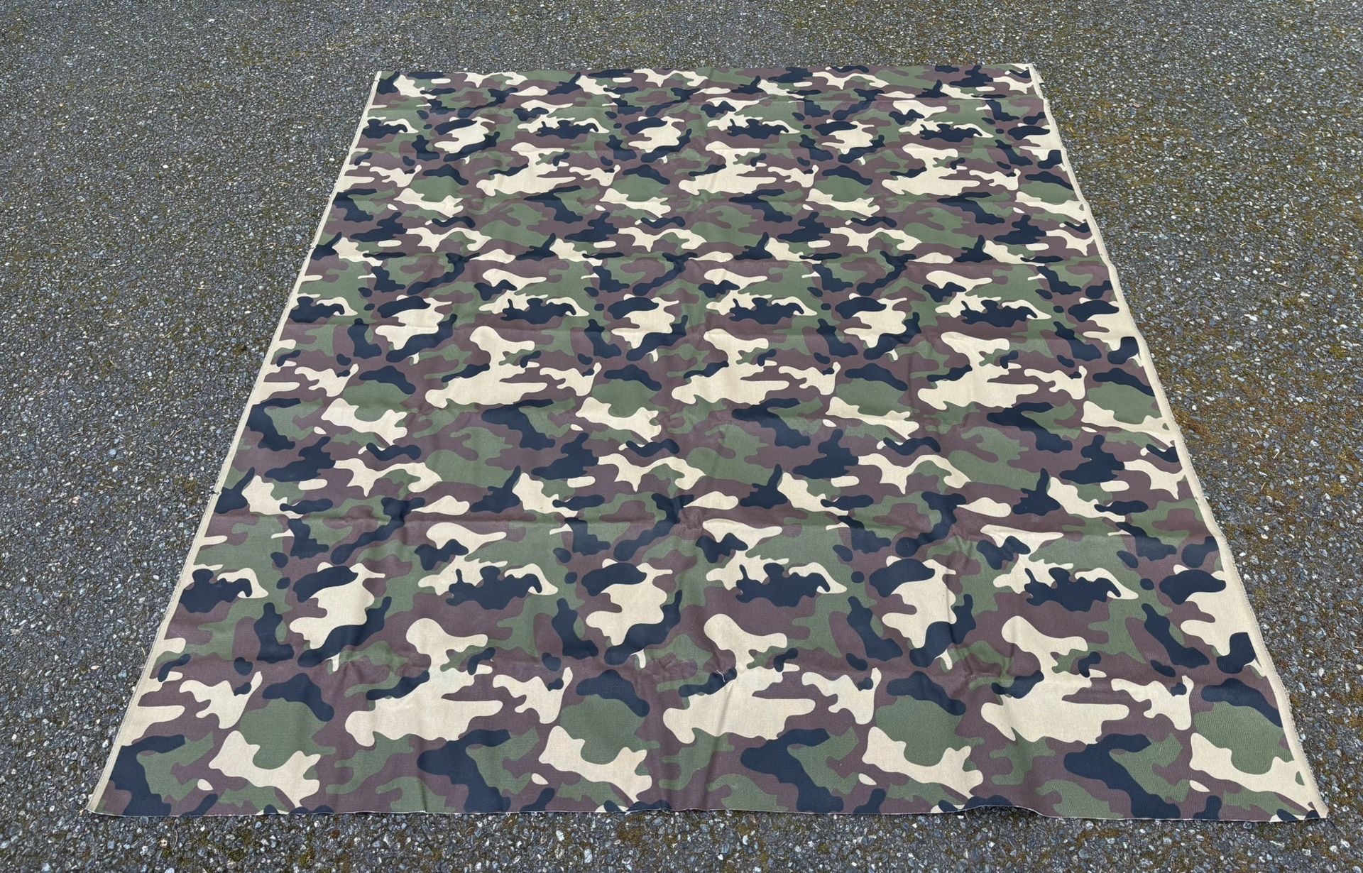 Heavy Canvas Camouflage Cloth
