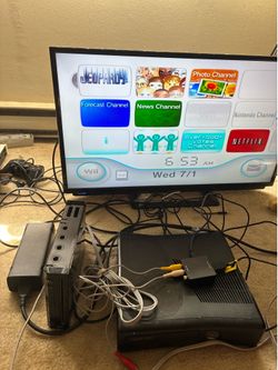 Black  wii all wires controller