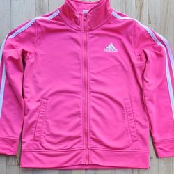 10/12 Youth, Adidas, Zip Sweatshirt Neon Pink 