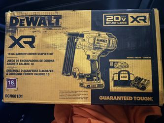 18 GA Narrow Crown Stapler Kit 20v Credit