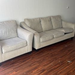 Sofa And A Loveseat 