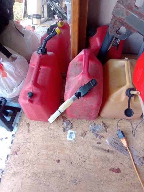 Gas Cans ( 5Gallons) $15 each