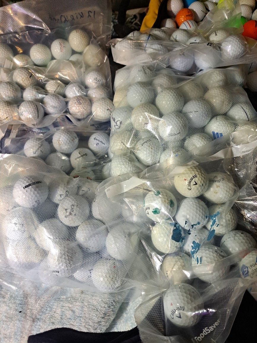 Used Golf Balls Every Brand And Grade. .50 To 1.00$ Deals On Bulk. I've Got A Couple Thousand.